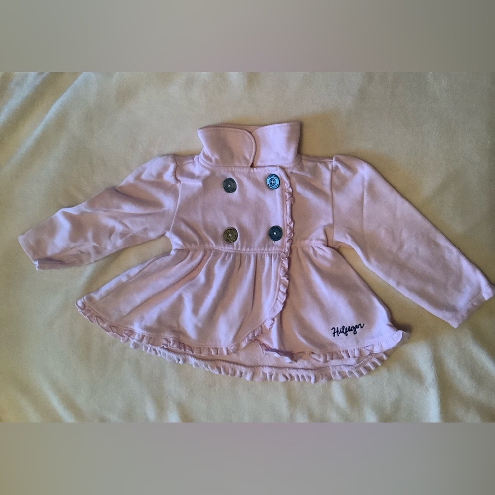 Tommy Hilfiger Pink 3T Peacoat Toddler Deaigner Coat